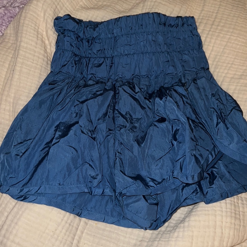 Free People Blue The Way Home Shorts size XS